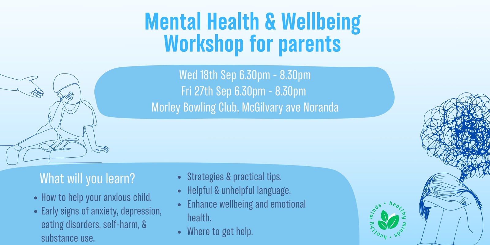 Banner image for Mental Health Session for Parents Friday 27th Sep 2024