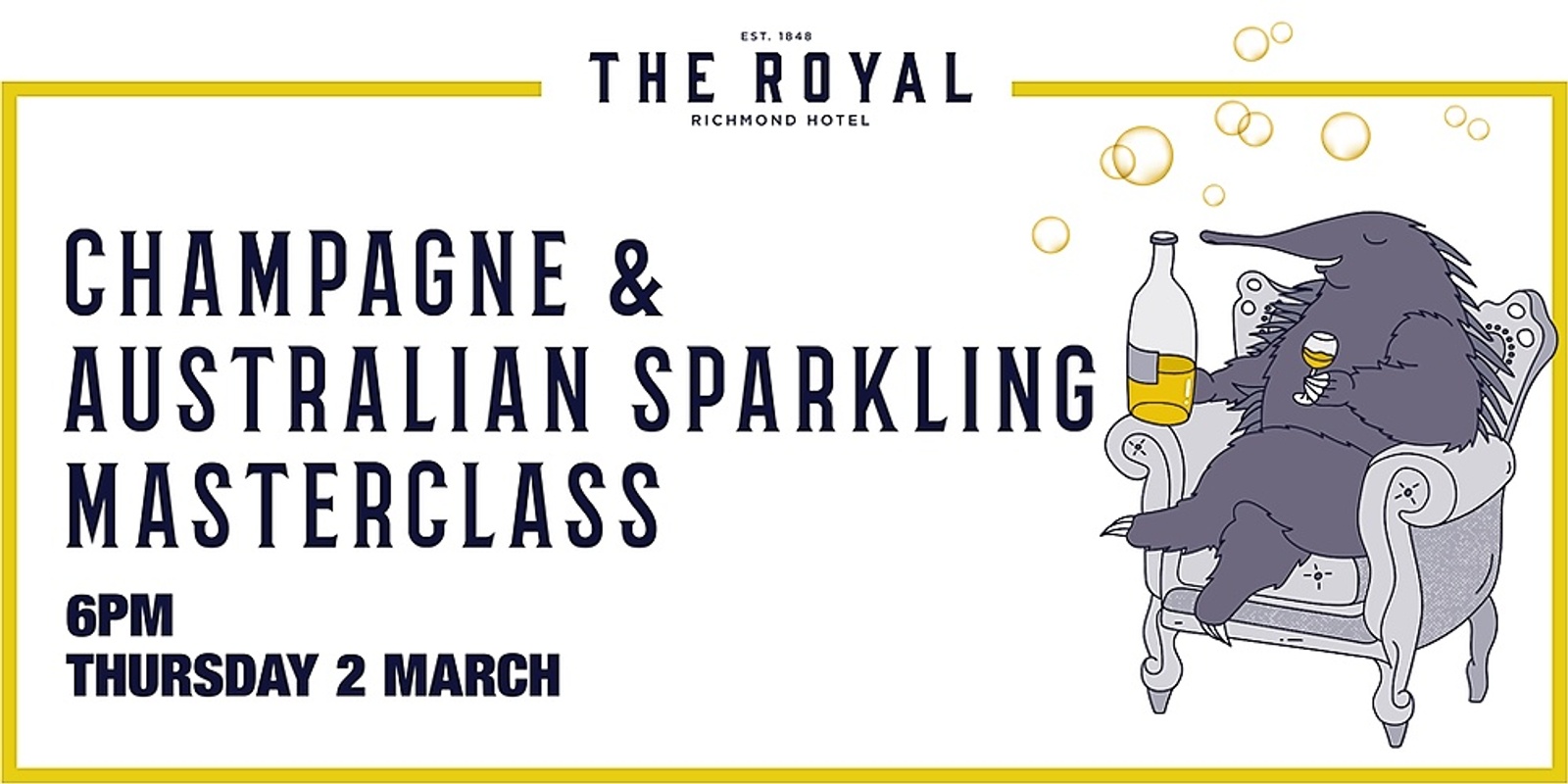 Banner image for Champagne & Australian Sparkling Masterclass