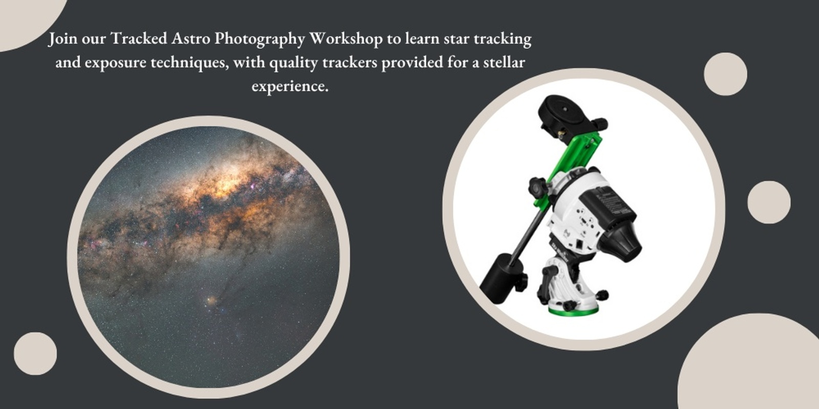 Banner image for Tracking Astro Photography