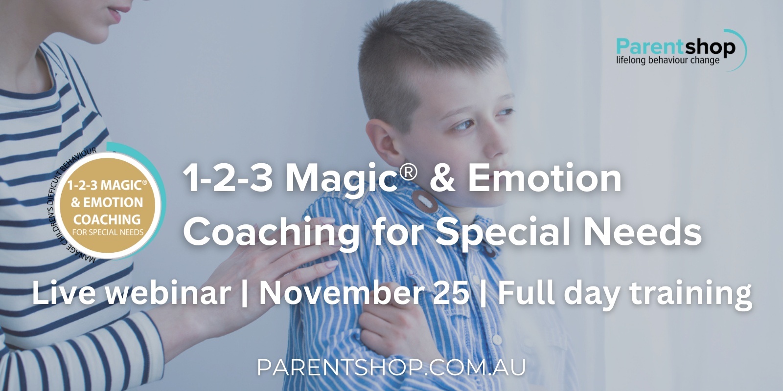 Banner image for 1-2-3 Magic® & Emotion Coaching Special Needs Adaptation