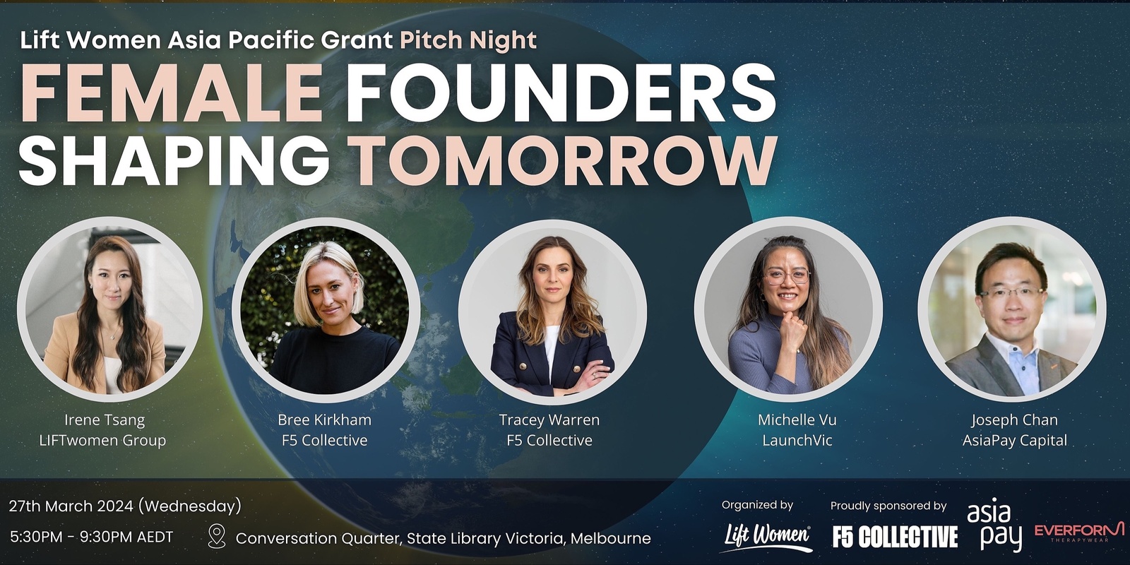 Banner image for Lift Women Asia Pacific Grant Pitch Night