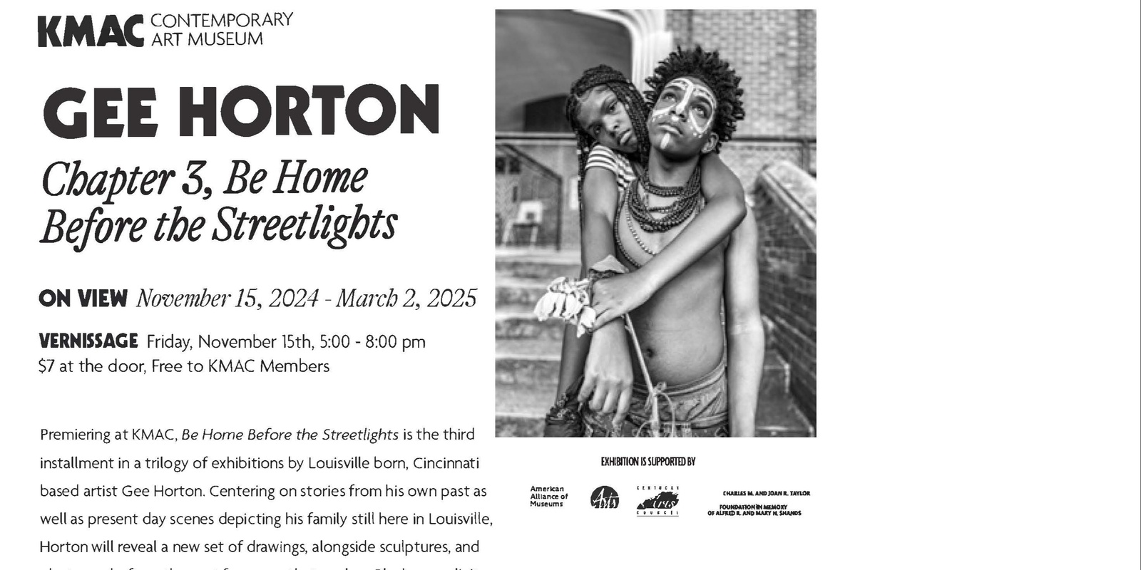 Banner image for Gee Horton Solo Exhibition at The KMAC Contemporary Art Museum