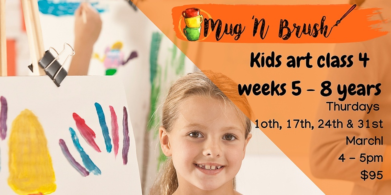 Banner image for Art Classes Kids 5 - 8 yrs Thursdays (4 Classes)