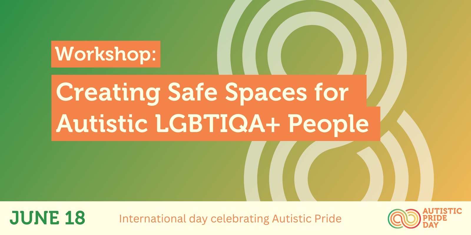 Banner image for Workshop: Creating Safe Places for Autistic LGBTIQA+ People