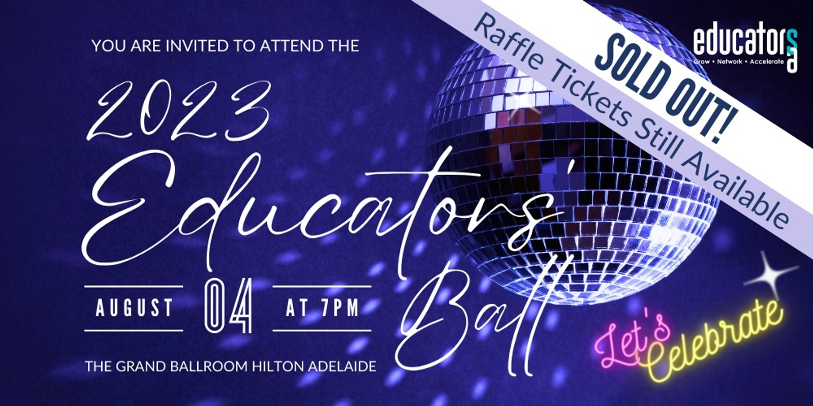 Banner image for Educators' Ball 2023