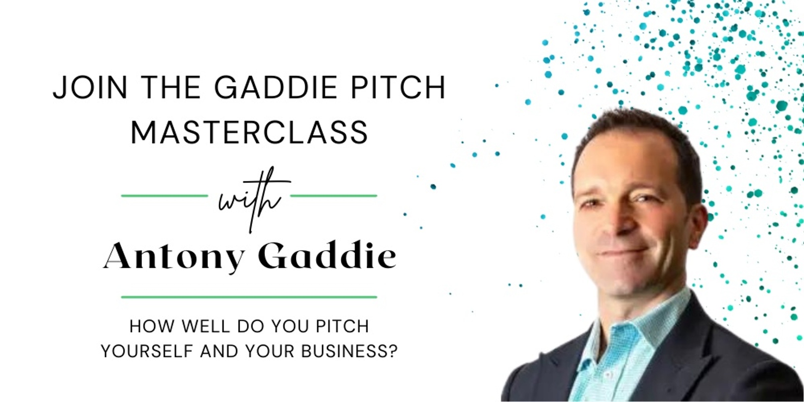 Banner image for The Gaddie Pitch Masterclass - Apr 18th