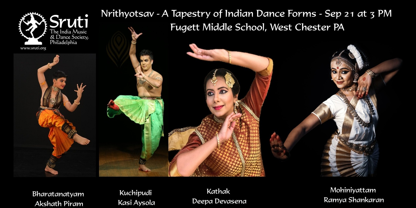 Banner image for Nrithyotsav: A Tapestry of Indian Dance Forms - Sep 21, 2024