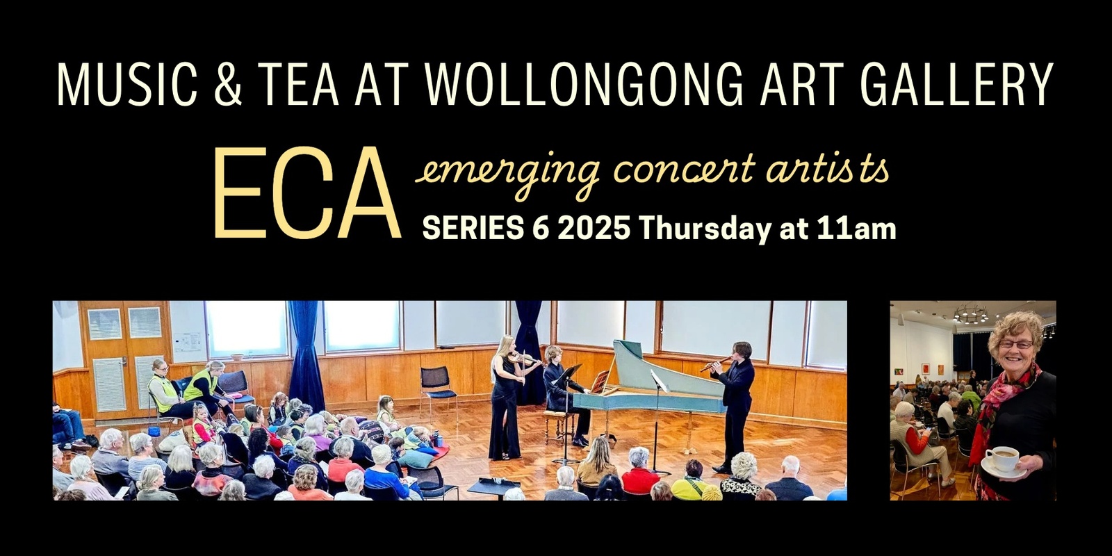 Banner image for Music & Tea at WAG: ECA SERIES 2025 