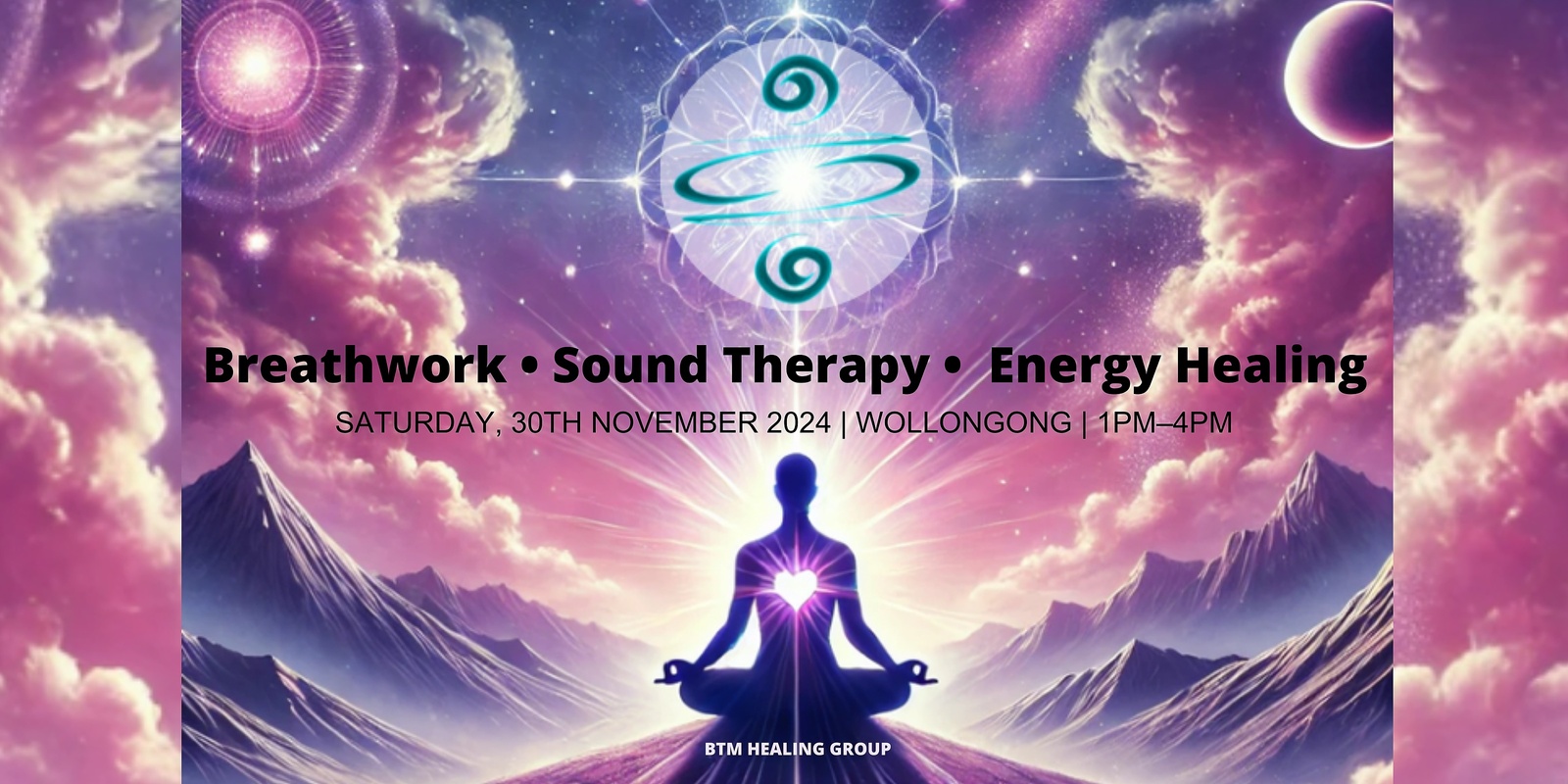 Banner image for Wollongong Group Healing Session: Breathwork | Sound Healing | Energy Healing