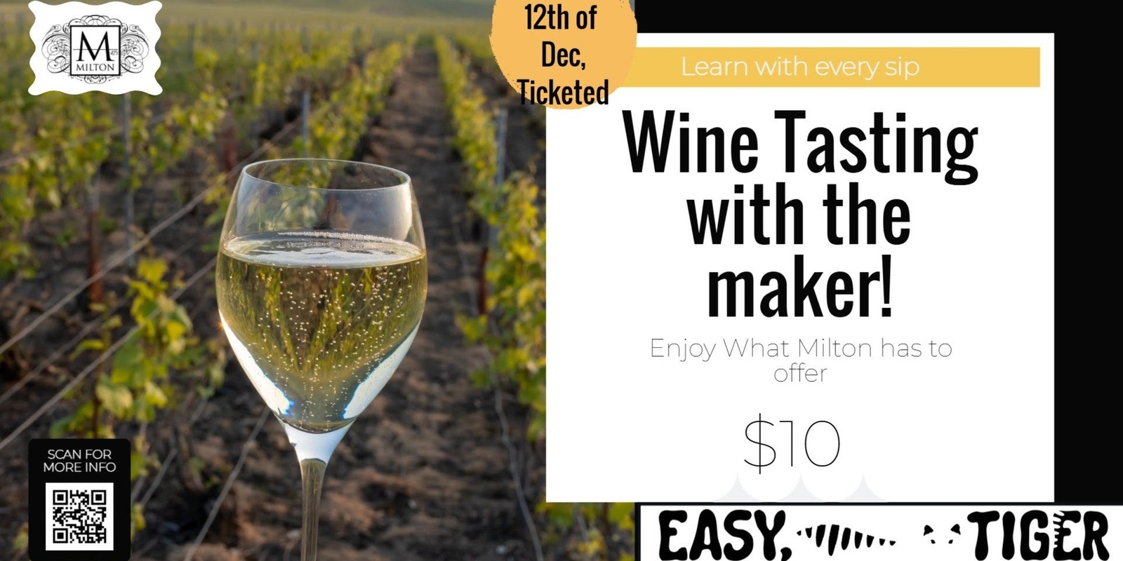 Banner image for Milton tasting and Meet the wine maker 