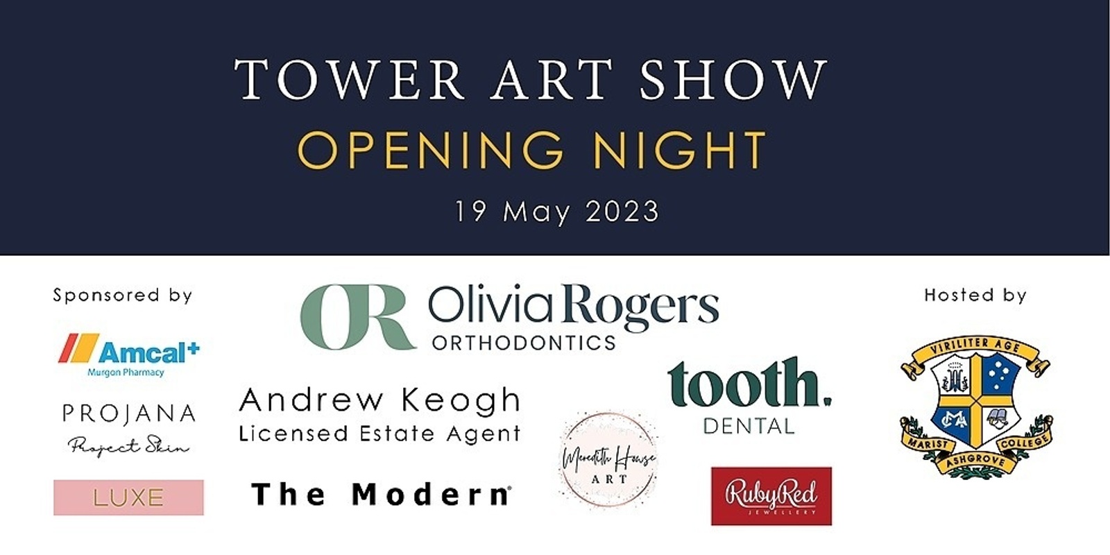 Banner image for The Tower Art Show 2023 - Opening Night 