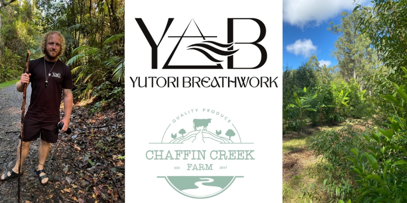 Banner image for Breathwork on the Land at Chaffin Creek Farm