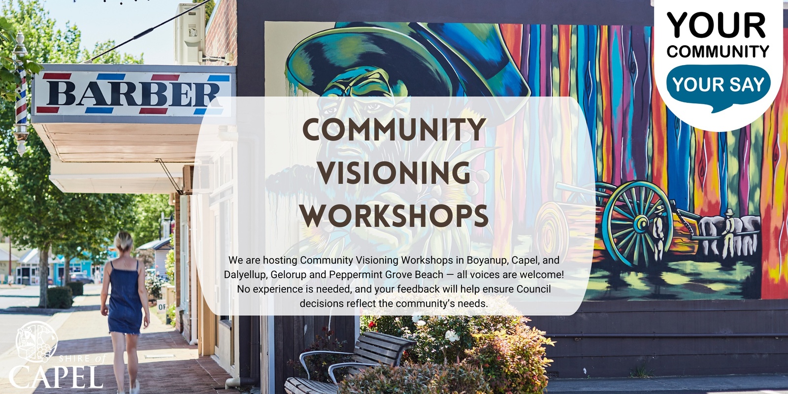 Banner image for Community Visioning Workshop - Capel (Morning)