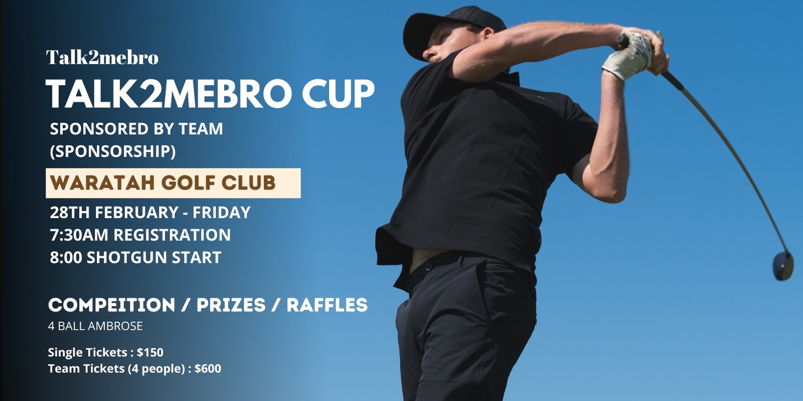 Banner image for Talk2mebro Cup (Newcastle)