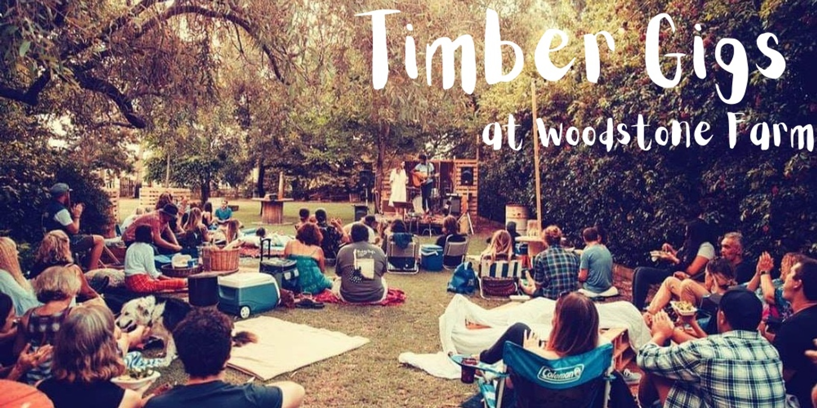 Banner image for TIMBER GIGS  |  Music under the trees  |   January 2021  |  The Nomadics