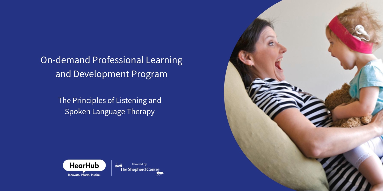 Banner image for The Principles of Listening and Spoken Language Therapy