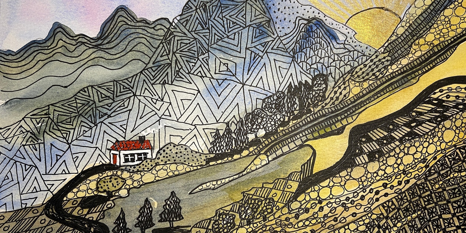 Banner image for Zentangle Doodle Landscapes