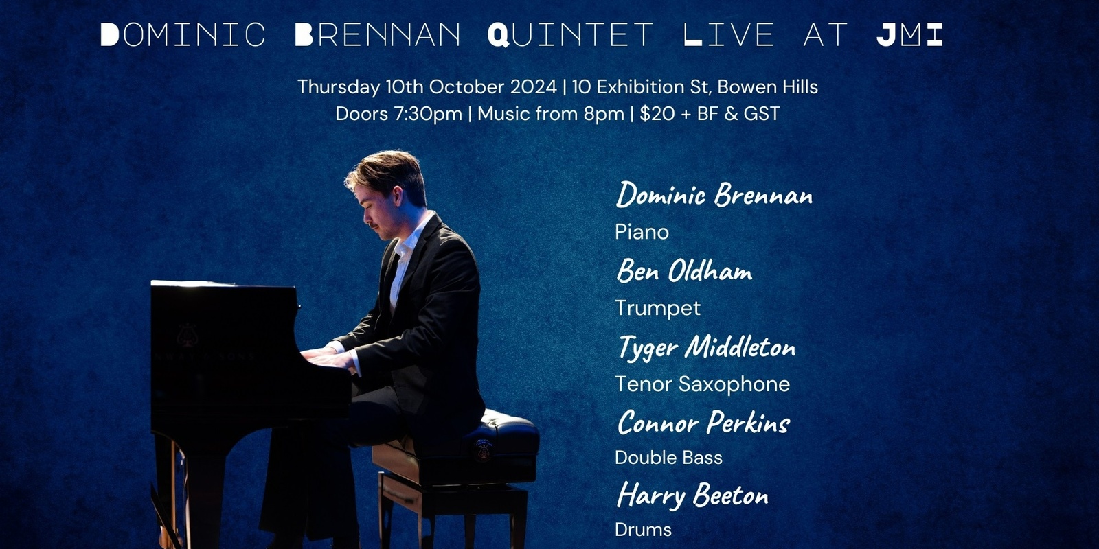 Banner image for Dominic Brennan Quintet