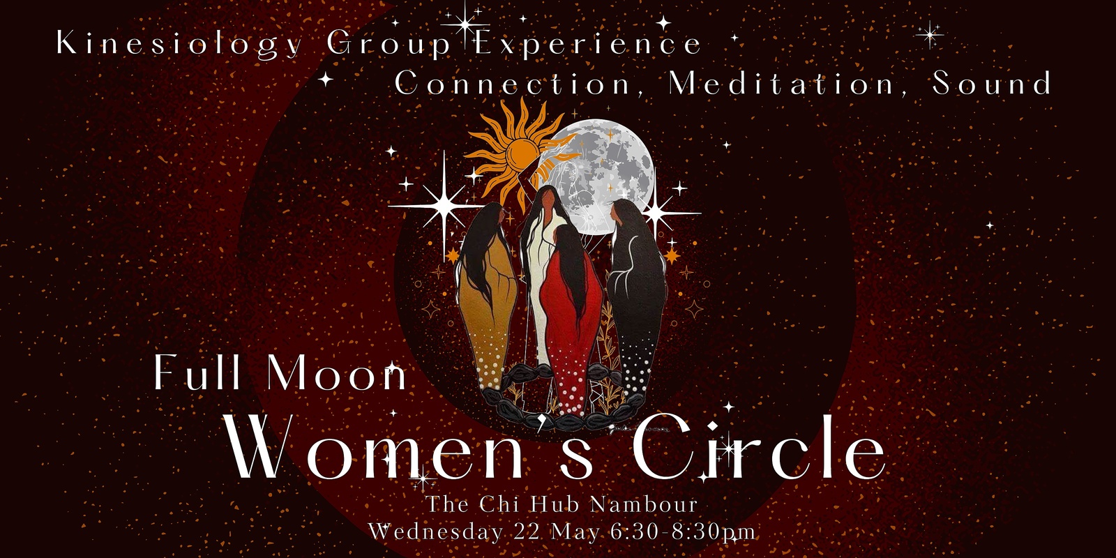 Banner image for Full Moon Women's Circle - Kinesiology Group Experience