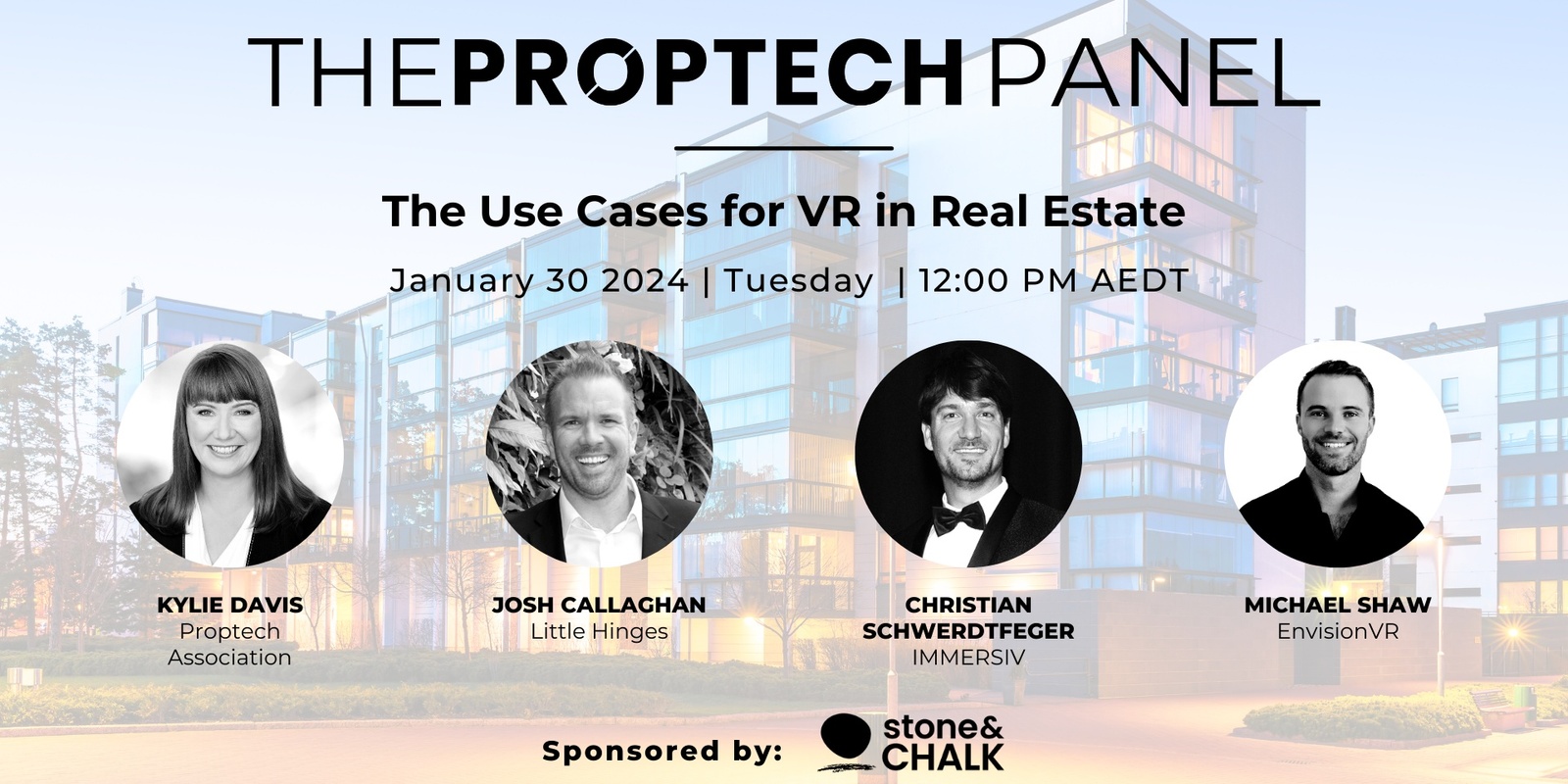 Banner image for Stone & Chalk Presents: Proptech Panel 2024 - The Use Cases for VR in Real Estate