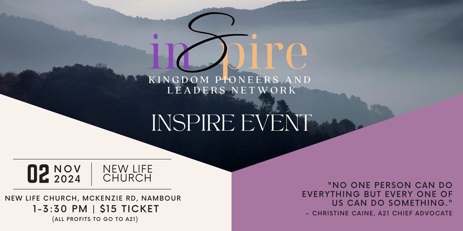 Banner image for Inspire Event with Monika Nikolova