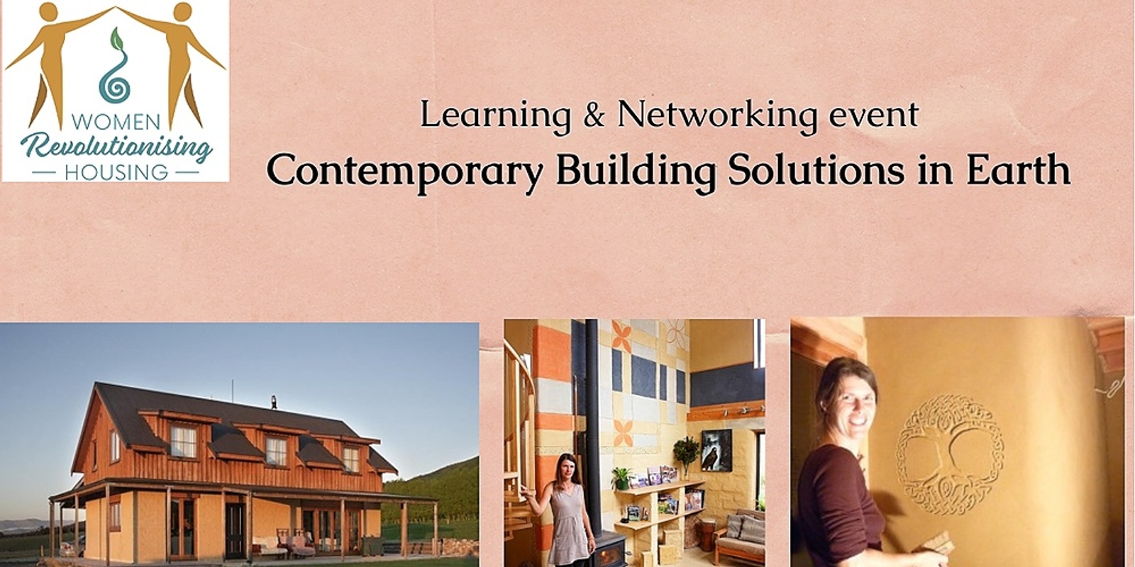 Banner image for Contemporary Building Solutions in Earth--A Women Revolutionising Housing event