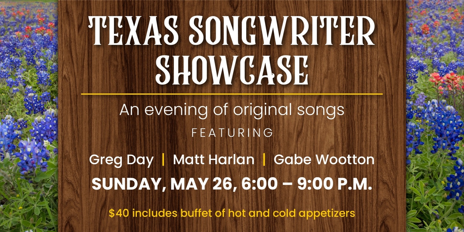 Banner image for Texas Songwriter Showcase