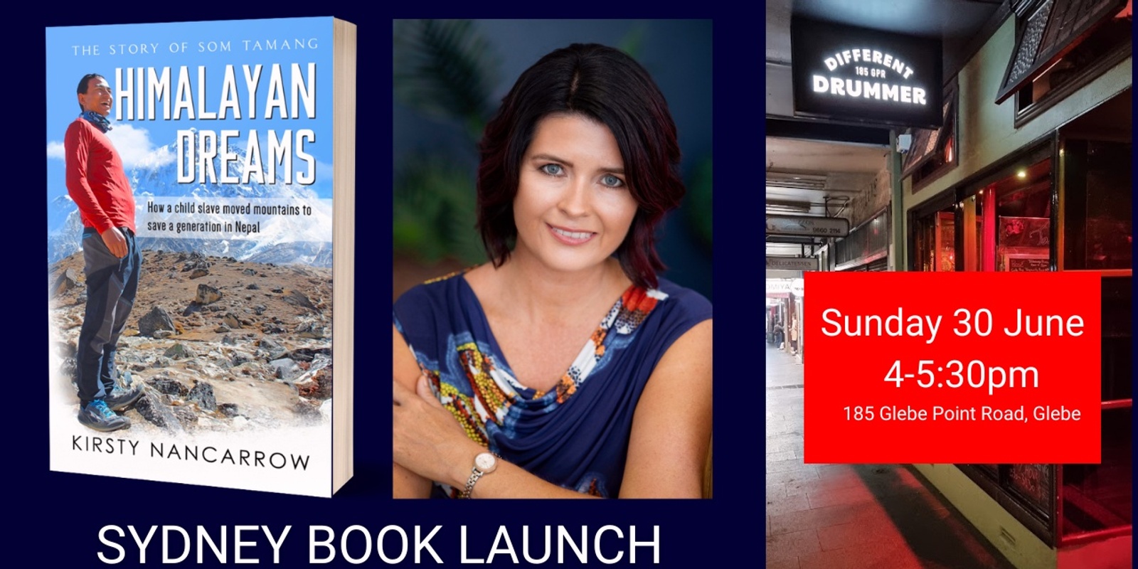 Banner image for Sydney book launch Himalayan Dreams by Kirsty Nancarrow