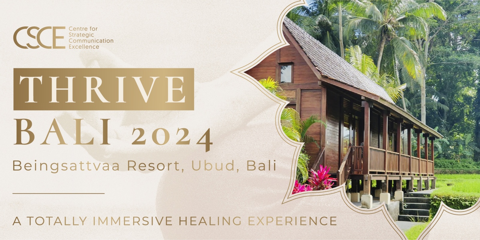 Banner image for THRIVE Luxury Wellbeing Retreat for Business Leaders – Ubud, Bali