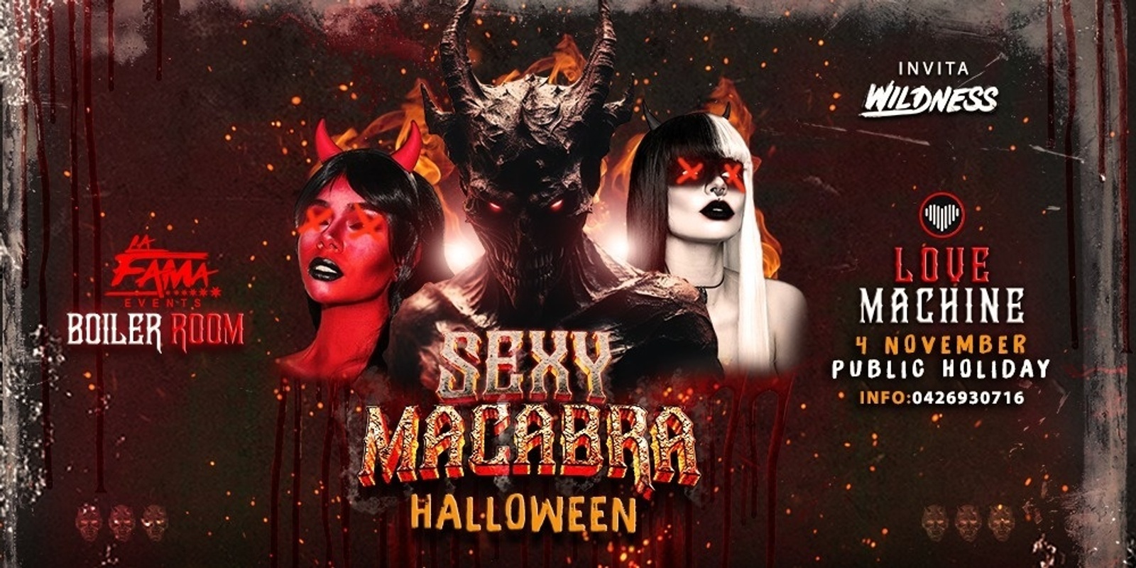 Banner image for Halloween Night Party 👹SEXY MACABRA | Melbourne