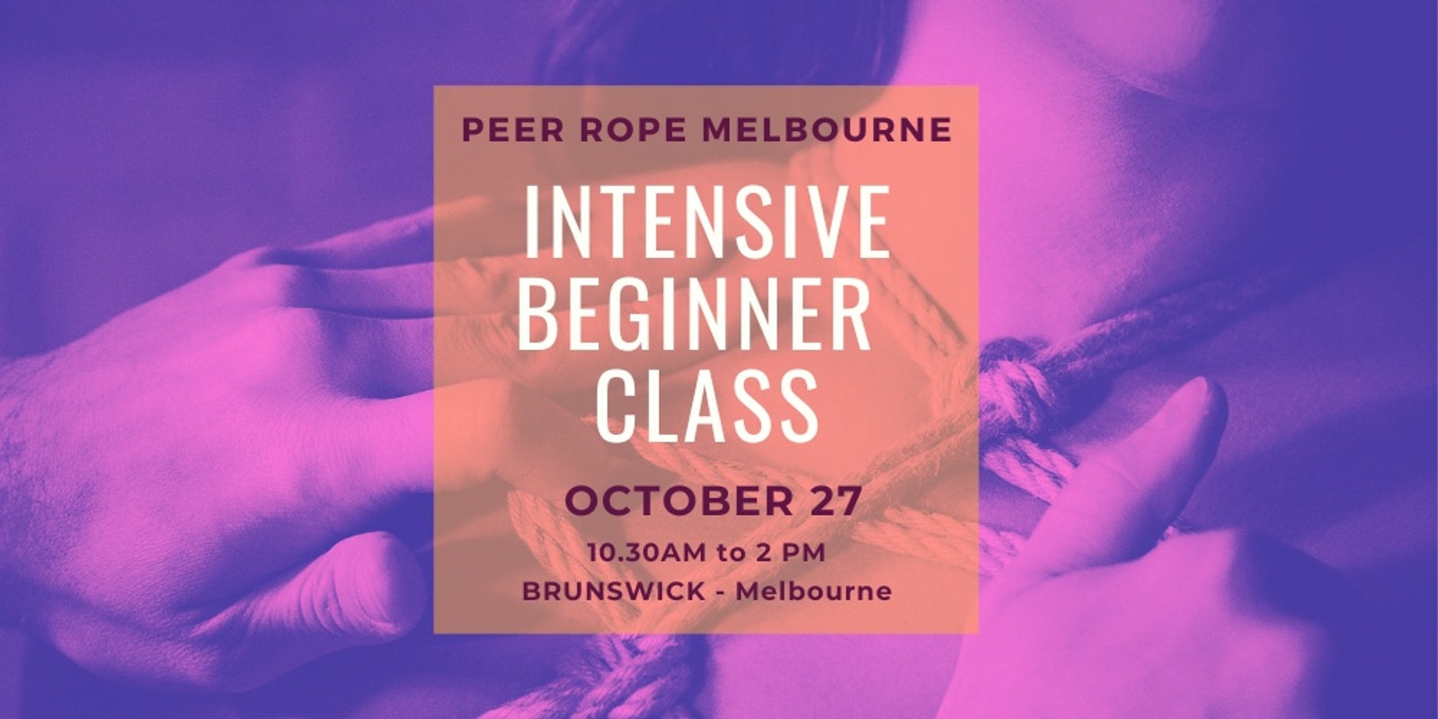 Banner image for Intensive Beginner Shibari Class 