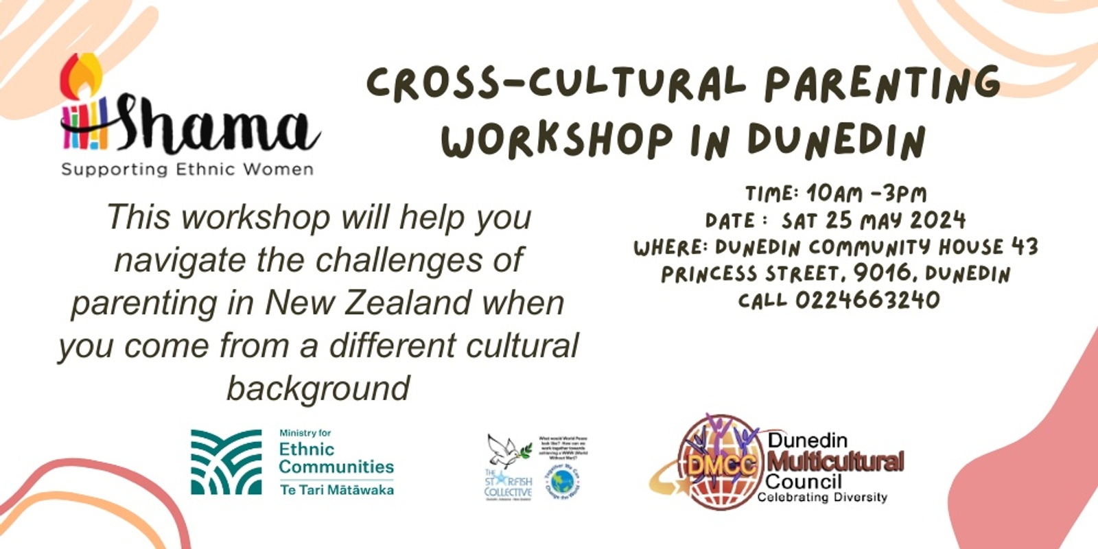 Banner image for Cross-Cultural Parenting Workshop in Dunedin 2024