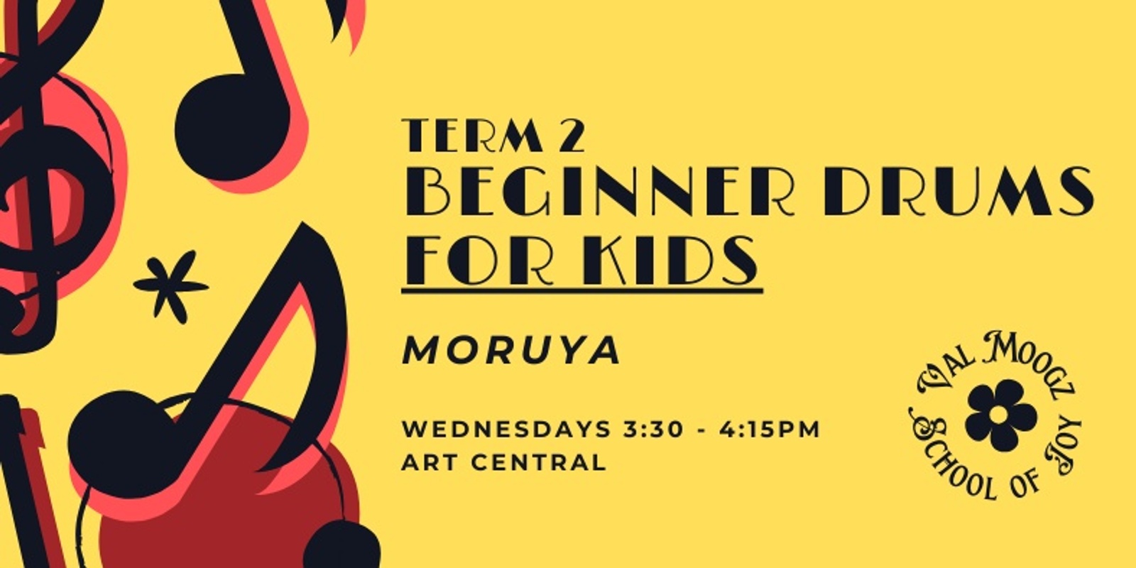 Banner image for Term 2 - Beginner Drums for Kids - Moruya