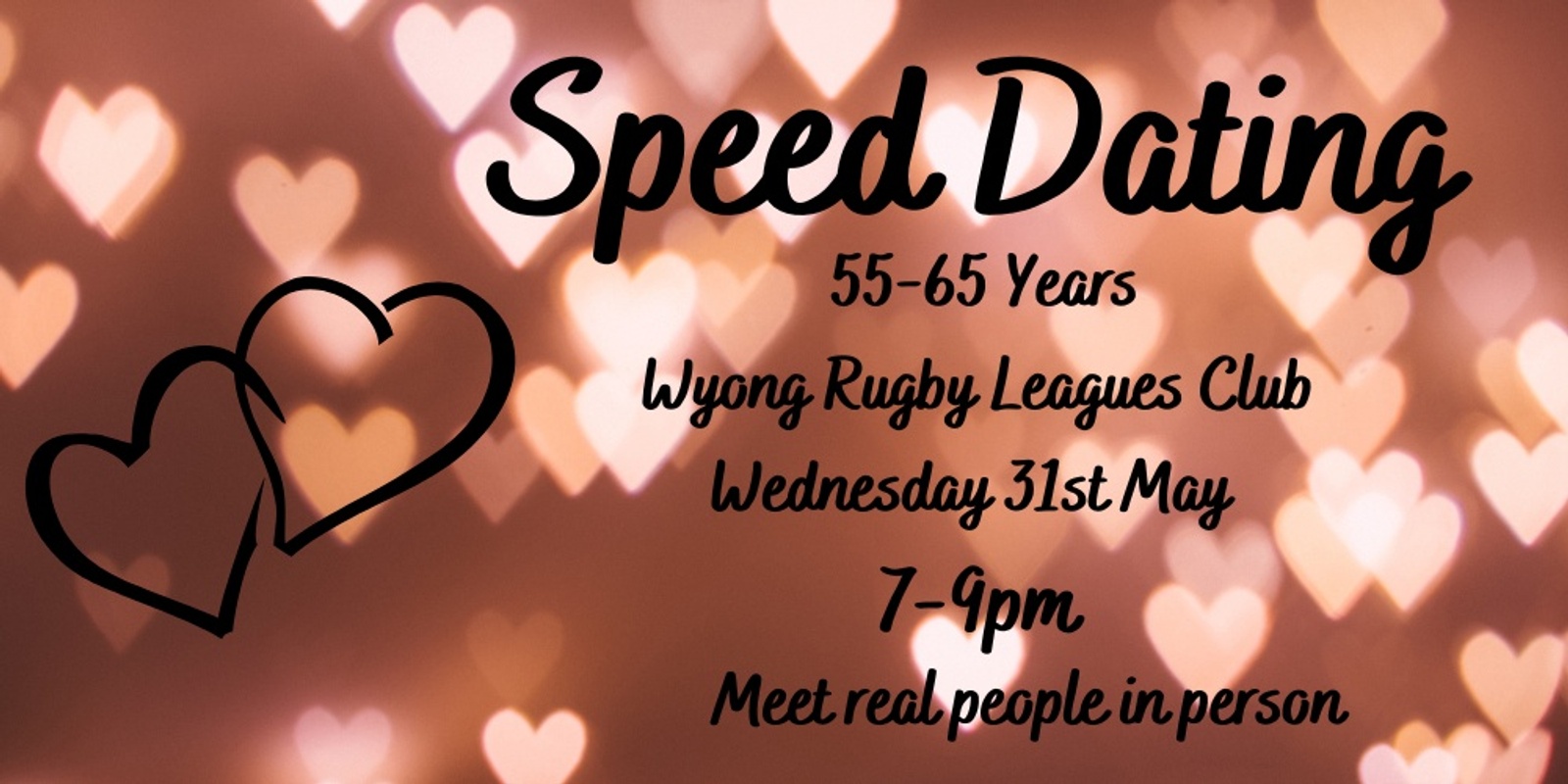 Banner image for 55-65 Years Speed Dating 