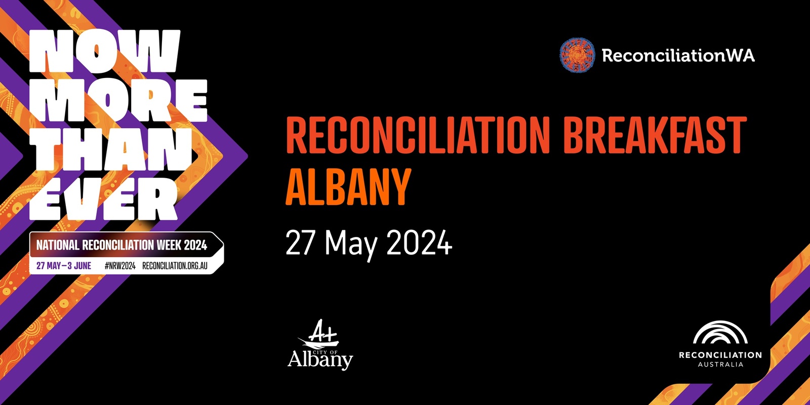 Banner image for Reconciliation Breakfast Albany | National Reconciliation Week 2024