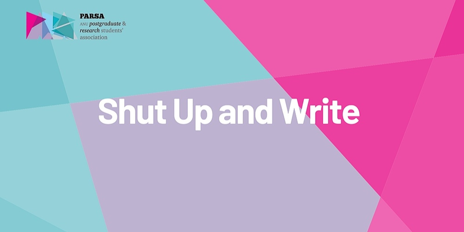 Banner image for PARSA Shut Up and Write (HDR) - June 22 (Thursday evening session)