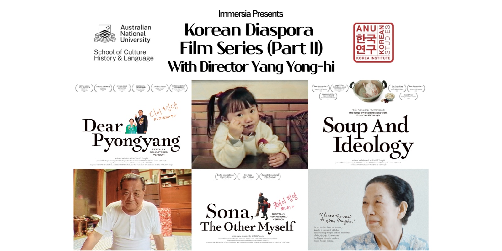 Banner image for Korean Diaspora Film Series (Part II) with Director Yang Yonghi