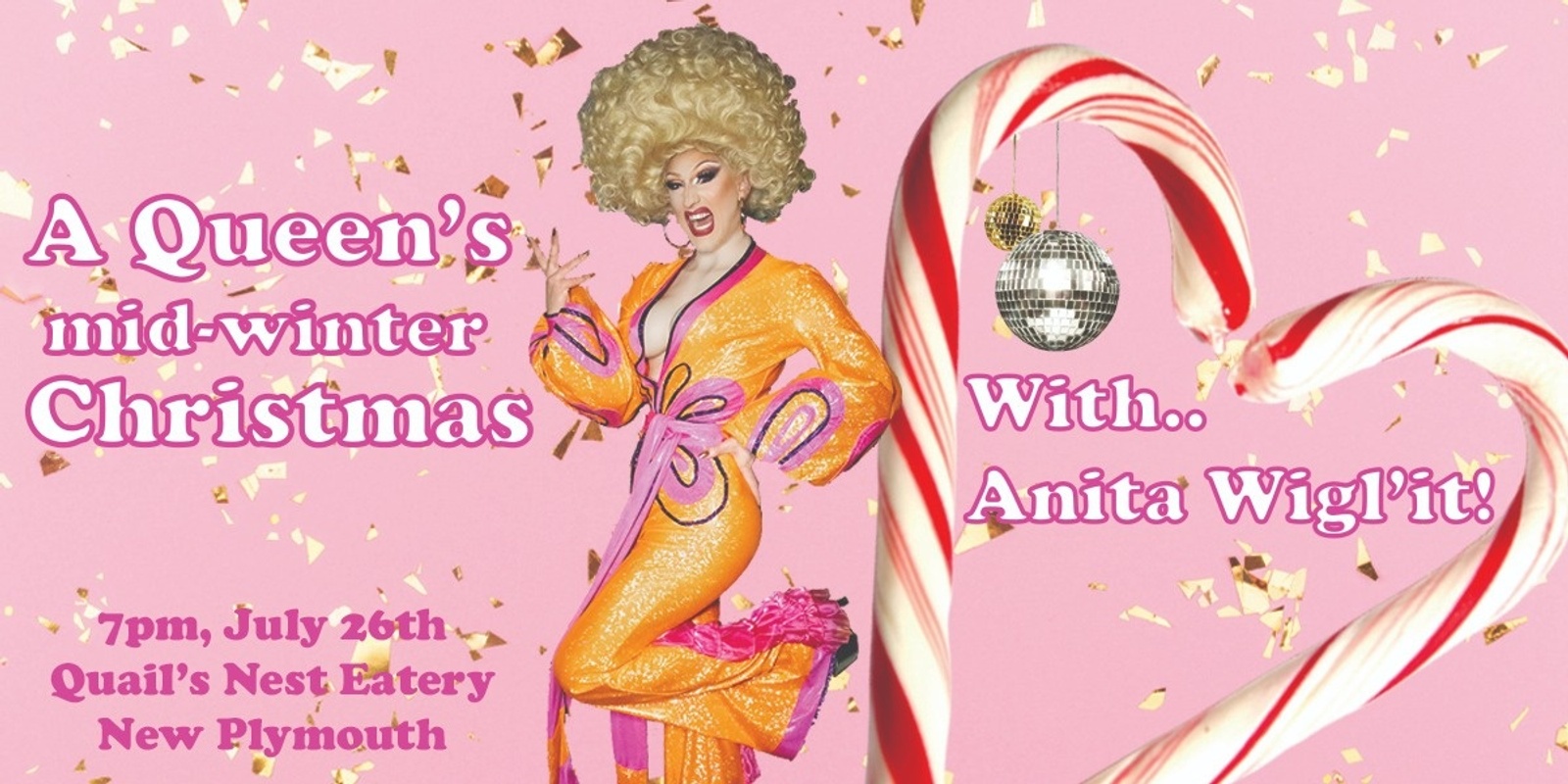 Banner image for A Queen's mid-winter Christmas with Anita Wigl'it