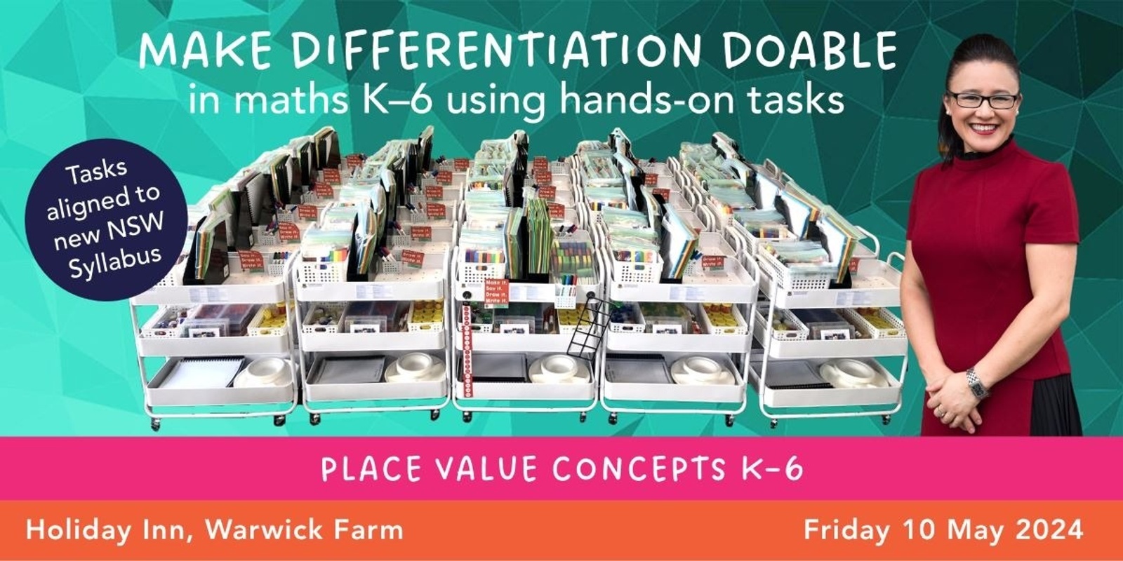 Banner image for Make Differentiation Doable with Anita Chin | Place value | Warwick Farm