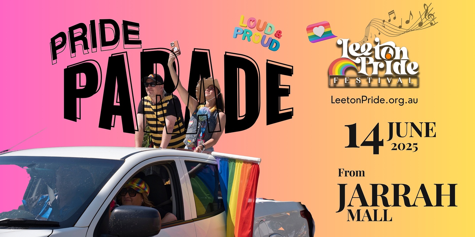 Banner image for Leeton Pride Festival - Parade Registration