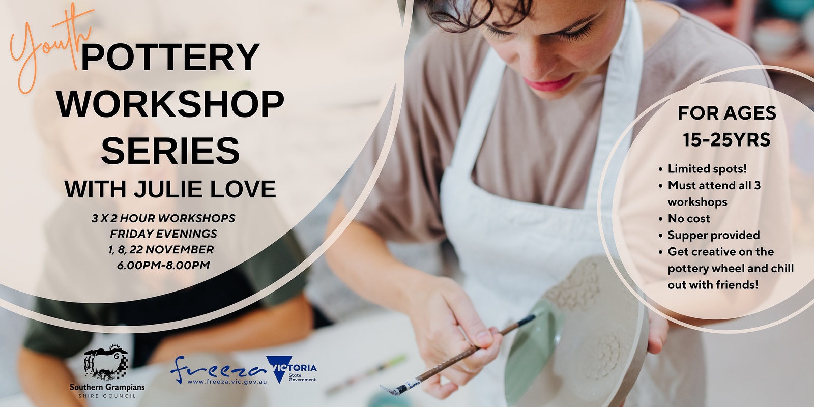 Banner image for Youth Pottery Workshop Series