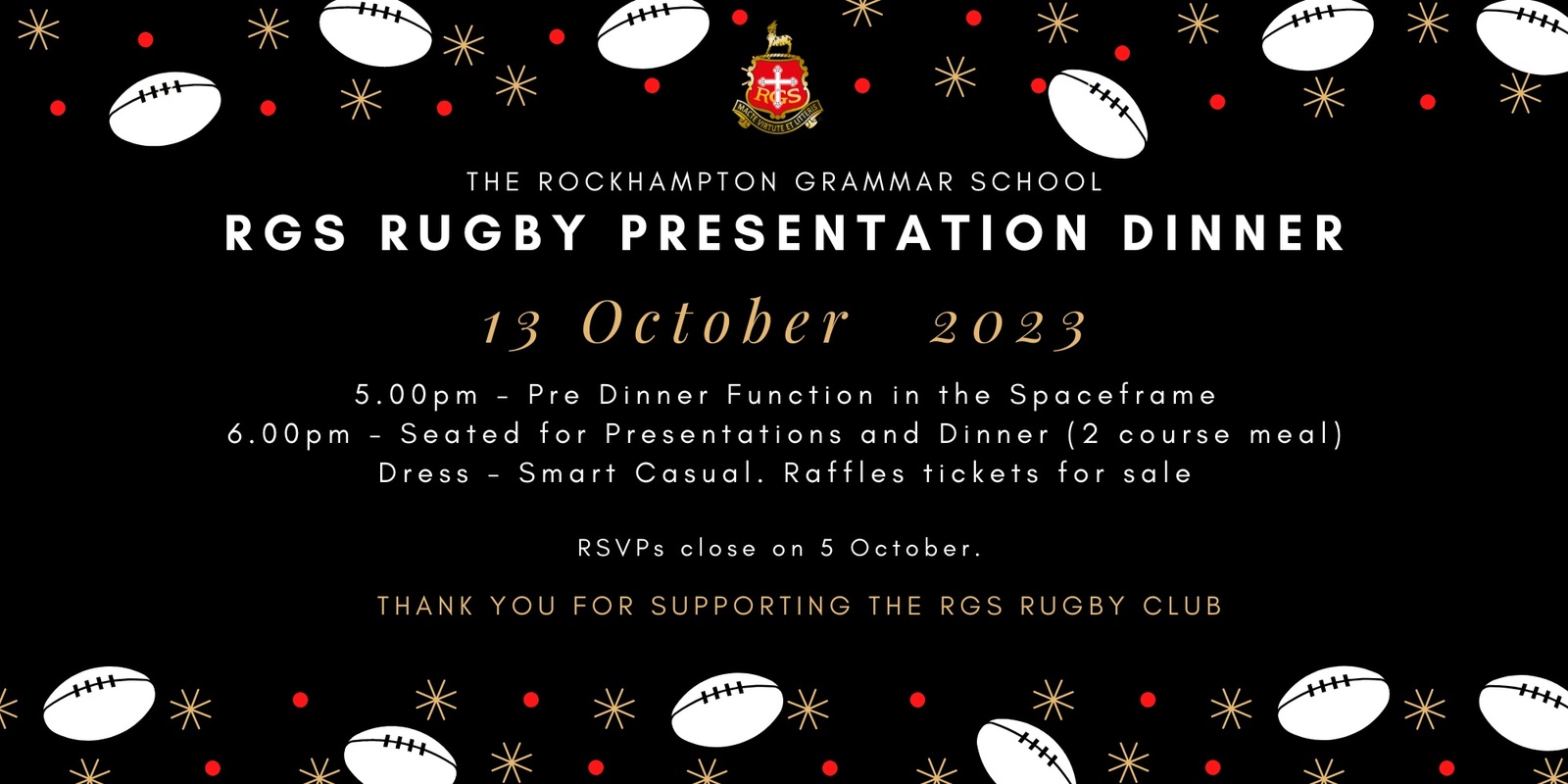 Banner image for 2023 RGS Rugby Club Presentation Dinner