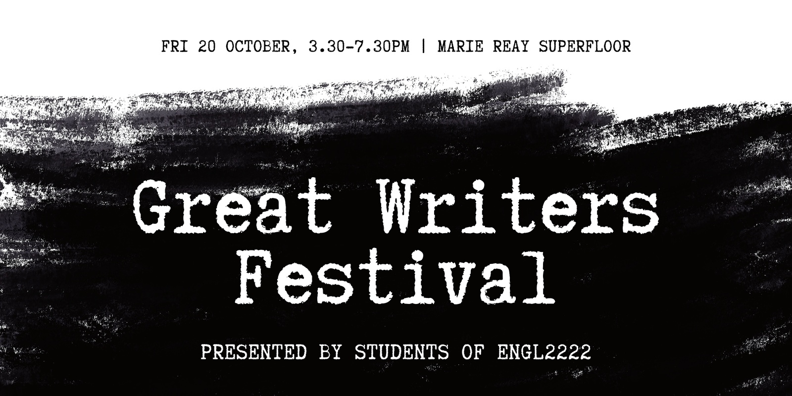 Banner image for Great Writers Festival