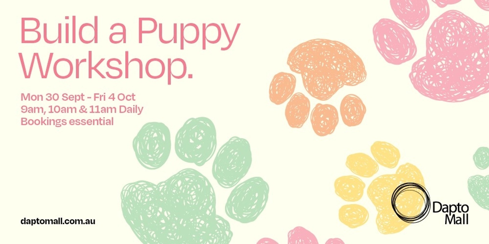 Banner image for Build A Puppy Workshops