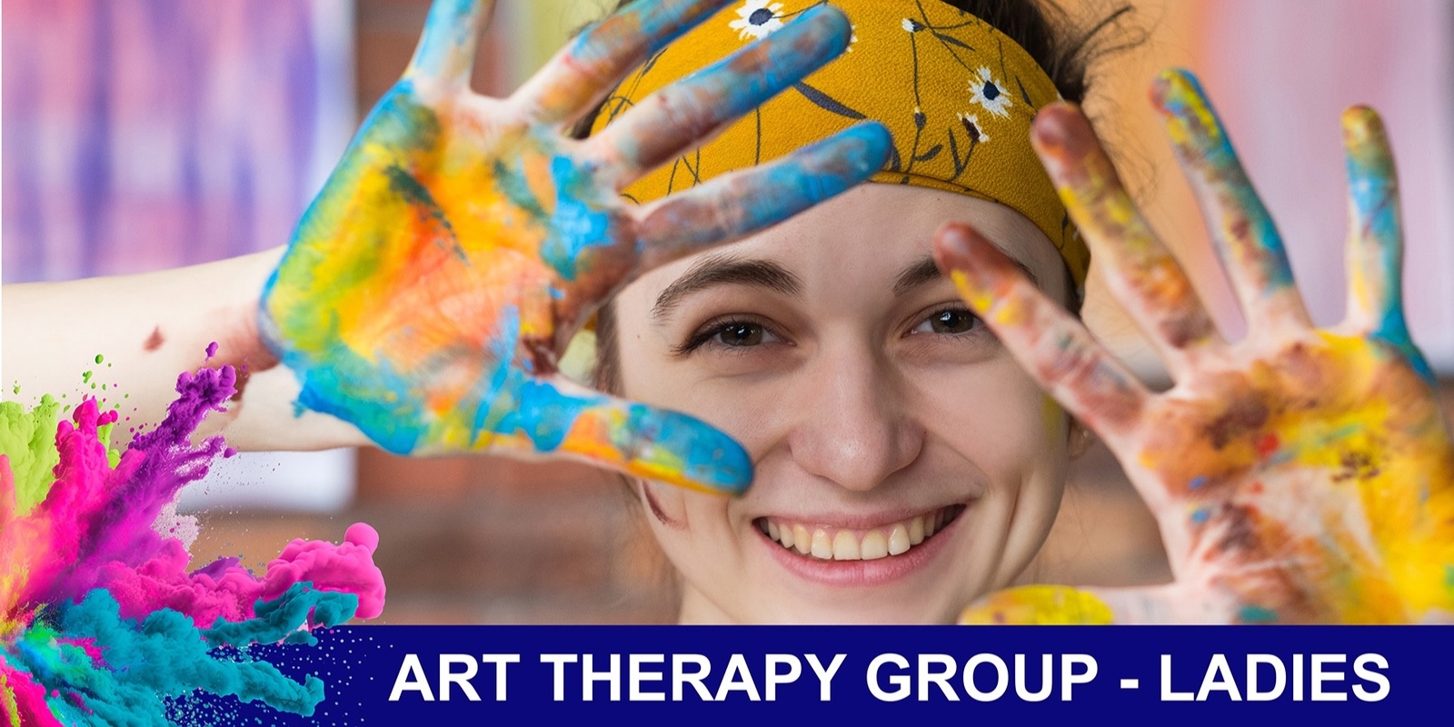 Banner image for ART THERAPY  -  Ladies Group 