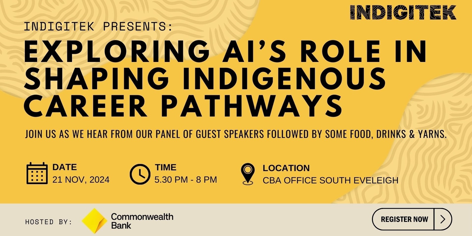 Banner image for Indigitek Presents: Exploring AI’s Role in Shaping Indigenous Career Pathways