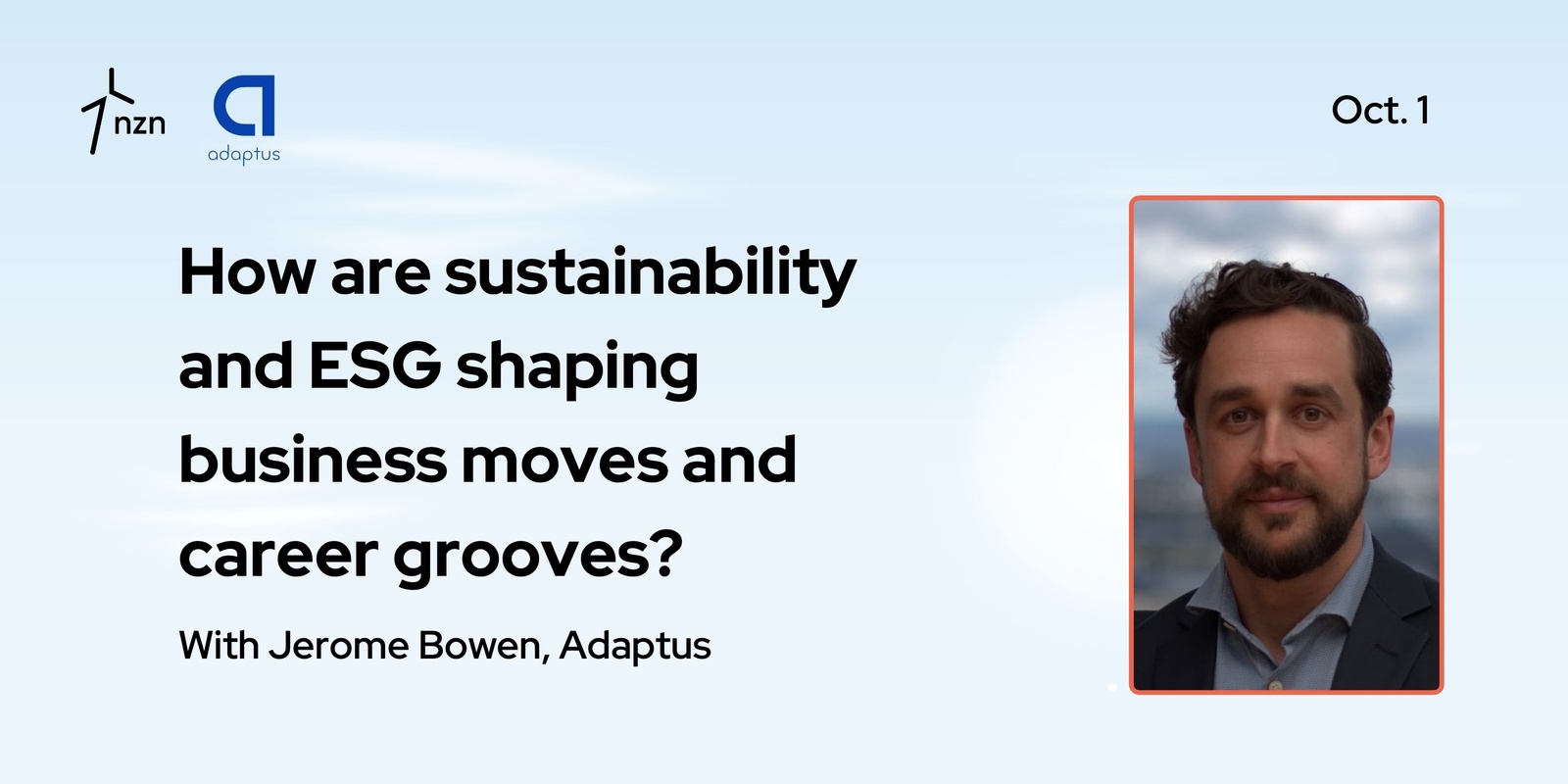 Banner image for How are sustainability and ESG shaping business moves and career grooves?