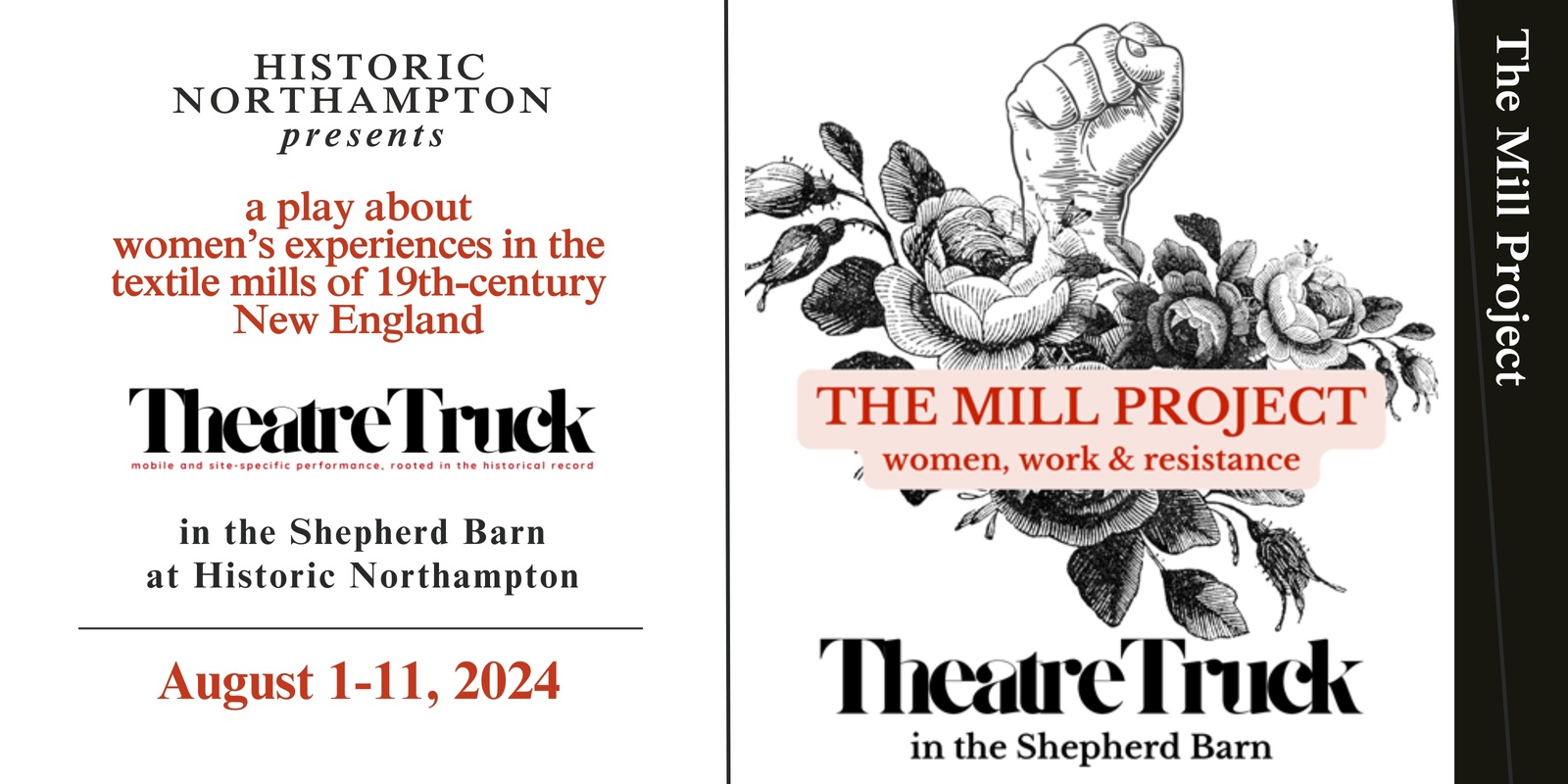 Banner image for The Mill Project: women, work & resistance Saturday, August 3, 2024 7 pm