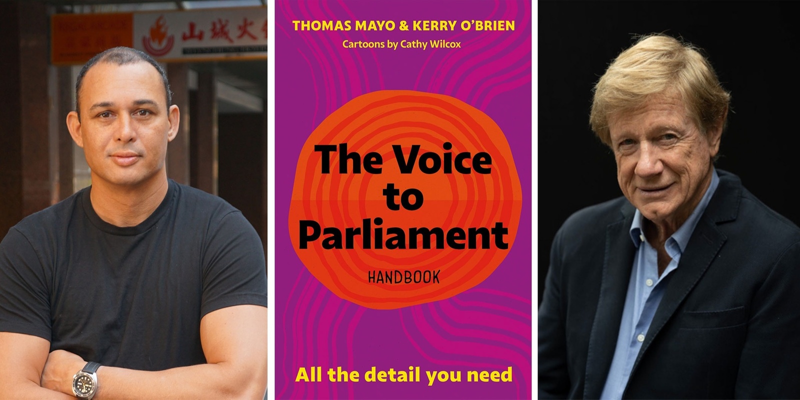 Banner image for The Voice to Parliament with Thomas Mayo & Kerry O'Brien in Raymond Terrace