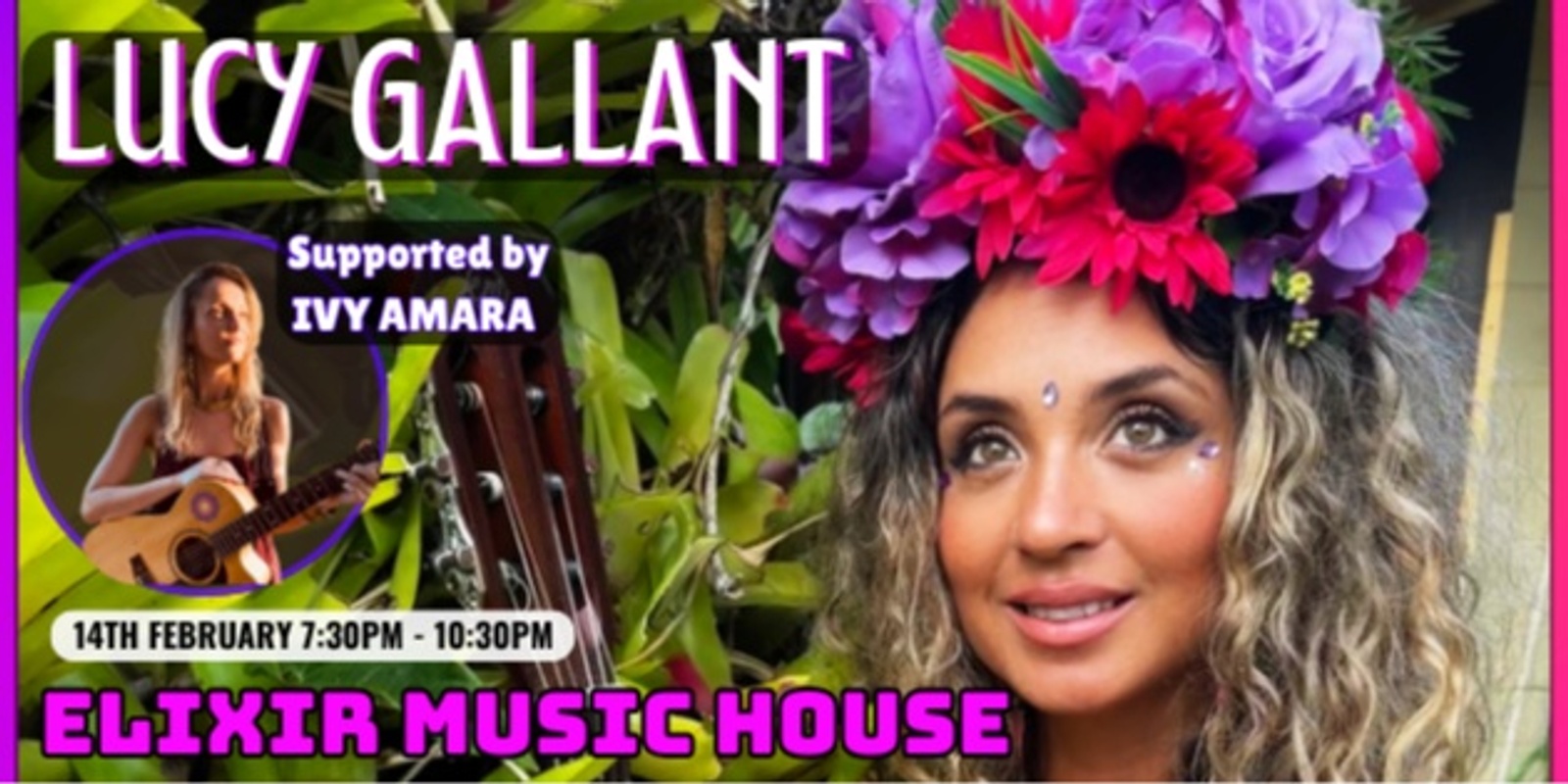 Banner image for Lucy Gallant + Ivy Amara @ Elixir Music House Cairns 